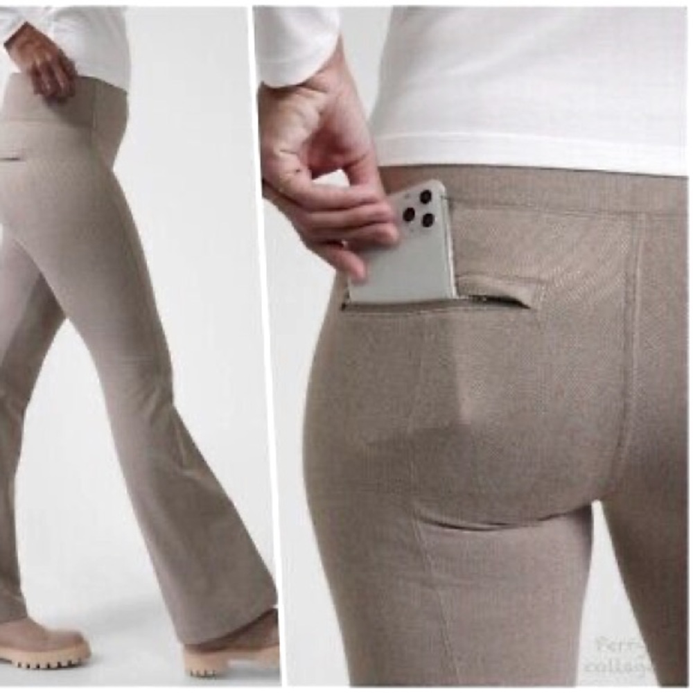 Athleta Delancey Flare Pants Herringbone